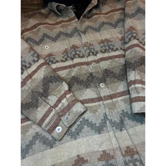 2xl Mens Grit Iron Workwear heavy construction hooded flannel shirt jacket - Picture 4 of 9